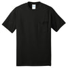 Port & Company Men's Jet Black Tall Core Blend Pocket Tee