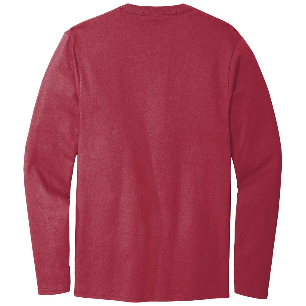 Port & Company Rich Red Long Sleeve Bouncer Tee