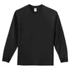 Port & Company Men's Jet Black Tall Long Sleeve Essential Tee