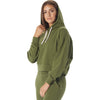 Glyder Women's Chive Vintage Oversized Cropped Hoodie