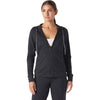 Glyder Women's Black On the Go Lightweight Zip Up Hoodie