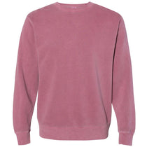Independent Trading Co. Unisex Pigment Maroon Dyed Crew Neck