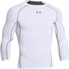 Under Armour Men's White HeatGear Armour L/S Compression Shirt