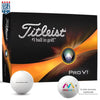 Titleist White Pro V1 Golf Balls (Expedited Lead Times)