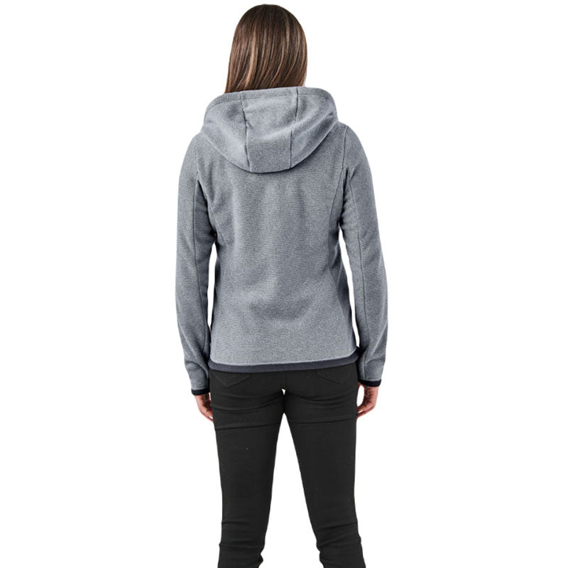 Stormtech Women's Zinc Stripe Medusa Fleece Hoody