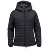 Stormtech Women's Black Nautilus Quilted Hoody