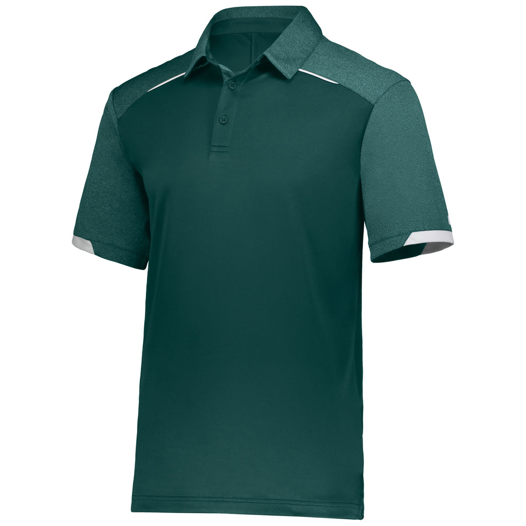 Russell Men's Dark Green Legend Polo