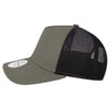 Legacy Charcoal Slub/Black Five-Panel Trucker Cap