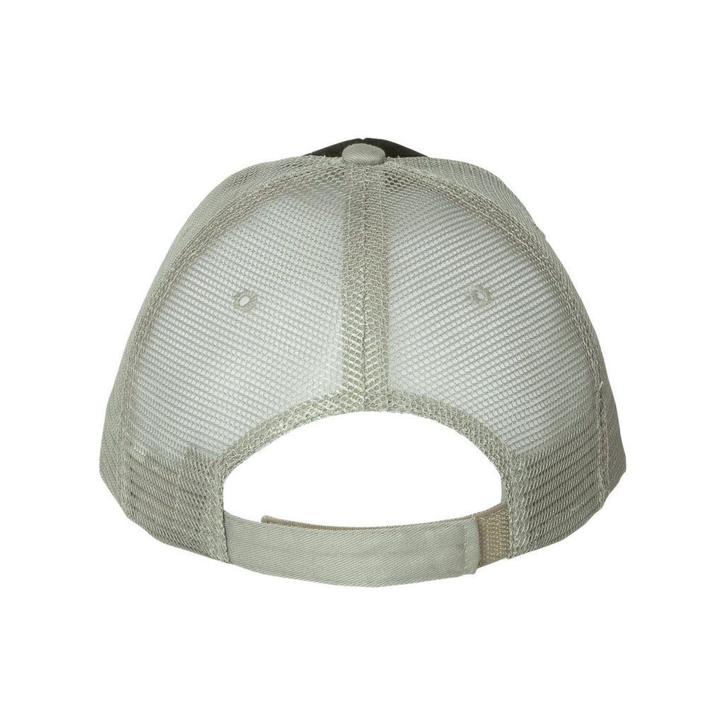 Valucap Black/Grey Sandwich Trucker Cap