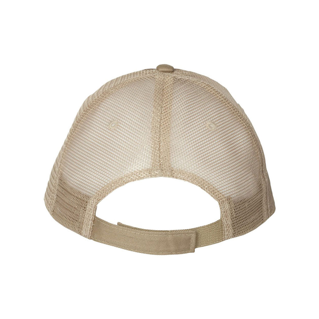 Valucap Brown/Khaki Sandwich Trucker Cap