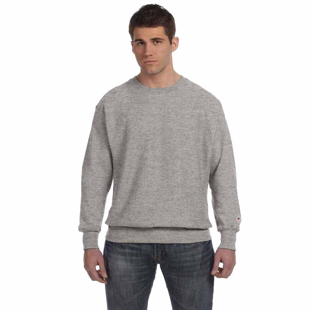 Champion Men's Oxford Grey Reverse Weave 12-Ounce Crew