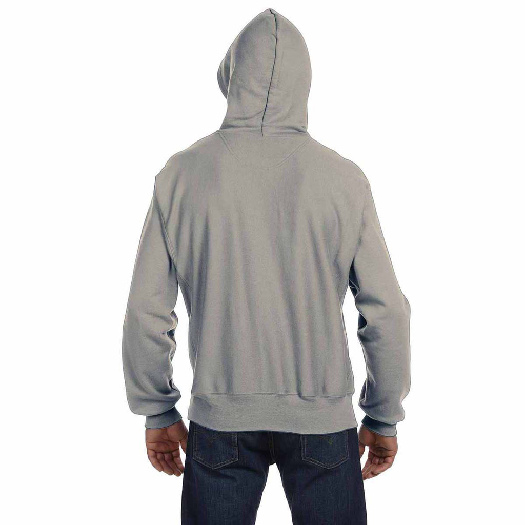 Champion Men's Oxford Grey Reverse Weave 12-Ounce Pullover Hood