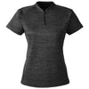 Spyder Women's Black Jaspe Mission Blade Collar Polo