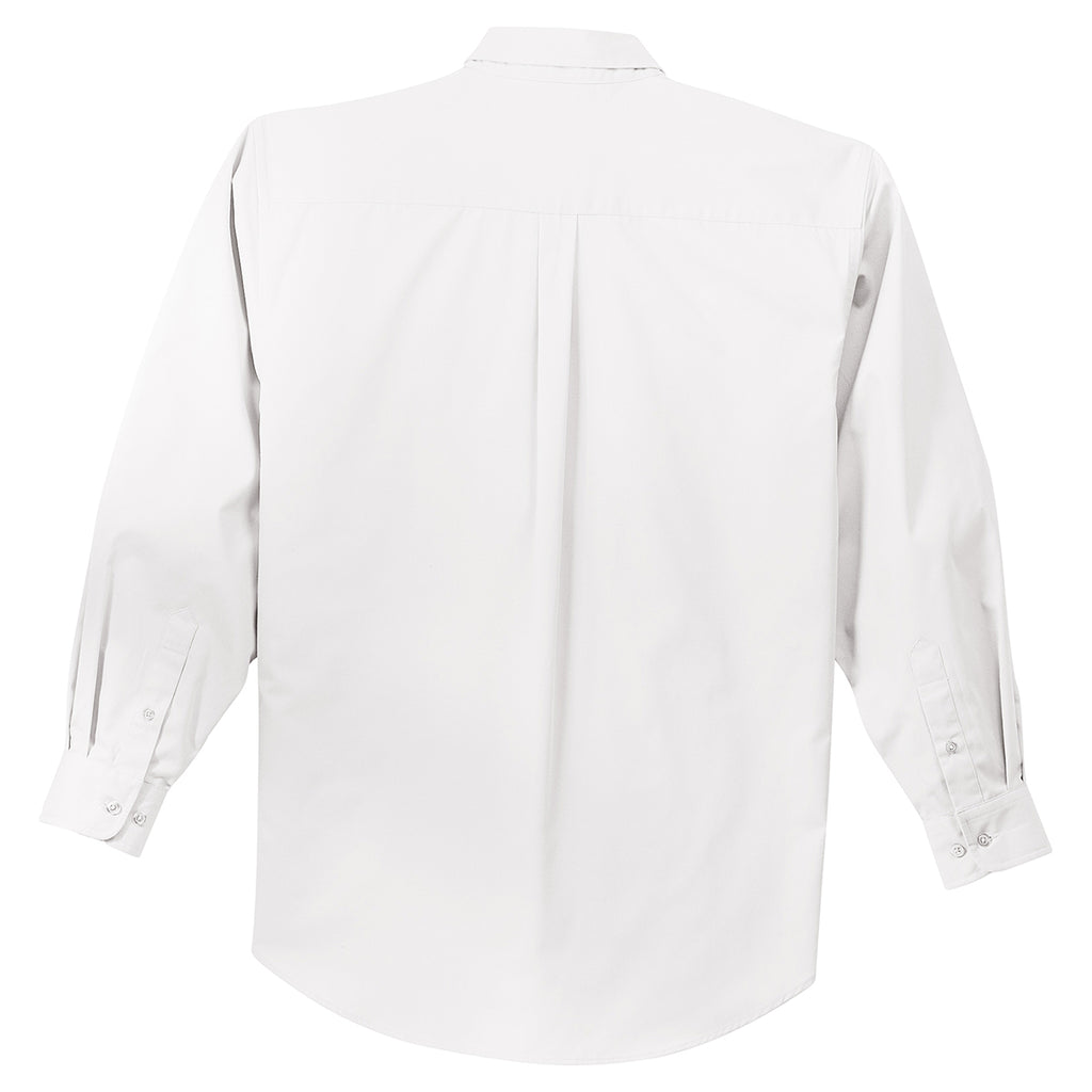 Port Authority Men's White L/S Easy Care Shirt