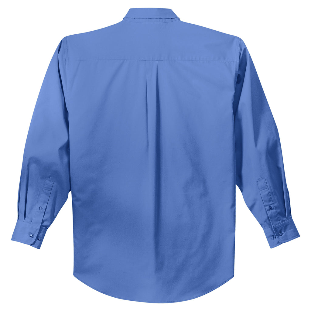 Port Authority Men's Ultramarine Blue L/S Easy Care Shirt