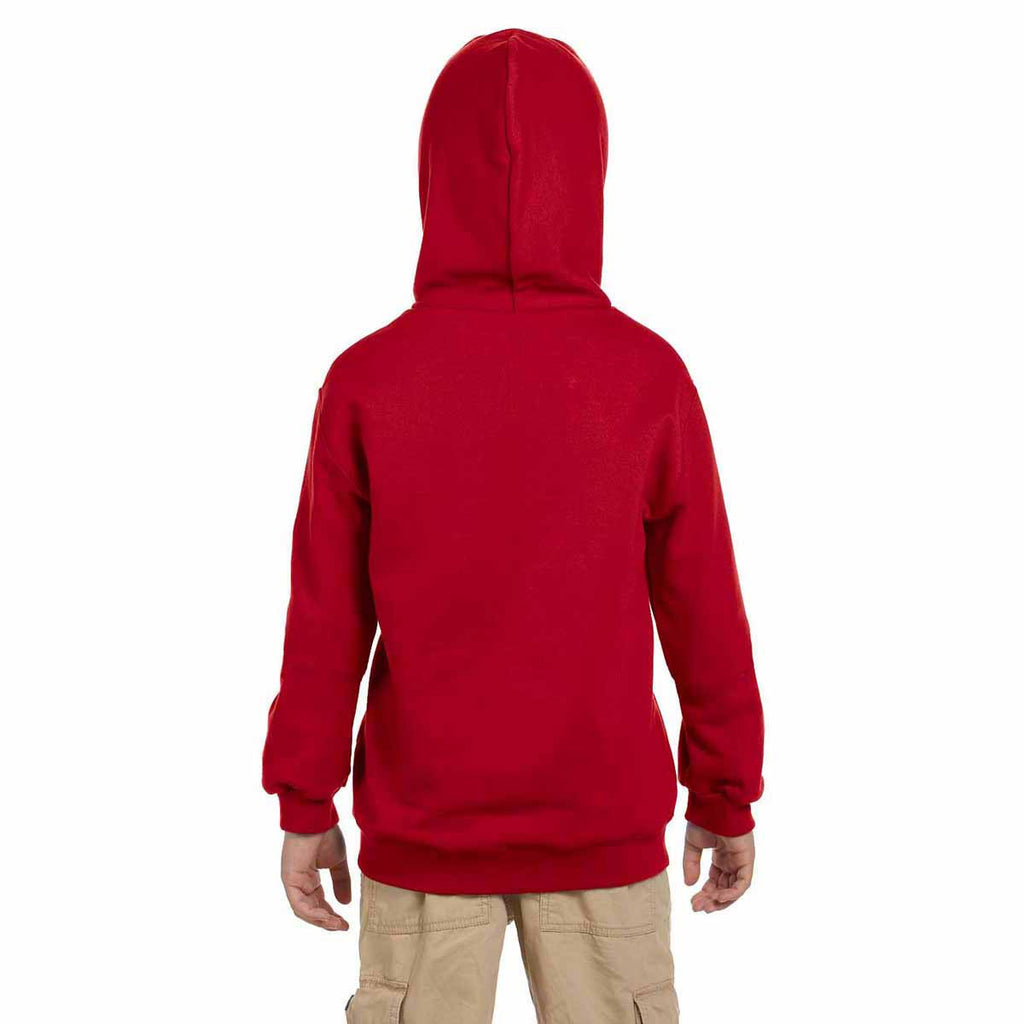 Champion Youth Scarlet Eco 9-Ounce Pullover Hood