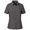 Stormtech Women's Carbon/Black Molokai Short Sleeve Shirt