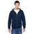 Fruit of the Loom Men's J Navy 7.2 oz SofSpun Full-Zip Hooded Sweatshirt