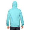 Fruit of the Loom Men's Scuba Blue 7.2 oz SofSpun Full-Zip Hooded Sweatshirt