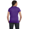 Hanes Women's Purple 4.5 oz. 100% Ringspun Cotton nano-T T-Shirt