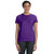 Hanes Women's Purple 4.5 oz. 100% Ringspun Cotton nano-T T-Shirt