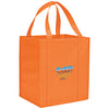 Bullet Orange Hercules Non-Woven Grocery Tote