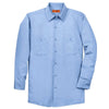 Red Kap Men's Light Blue Long Sleeve Industrial Work Shirt