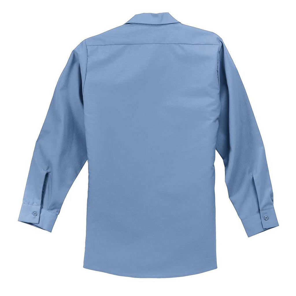 Red Kap Men's Petrol Blue Long Sleeve Industrial Work Shirt