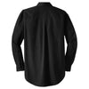 CornerStone Men's Black Long Sleeve SuperPro Twill Shirt