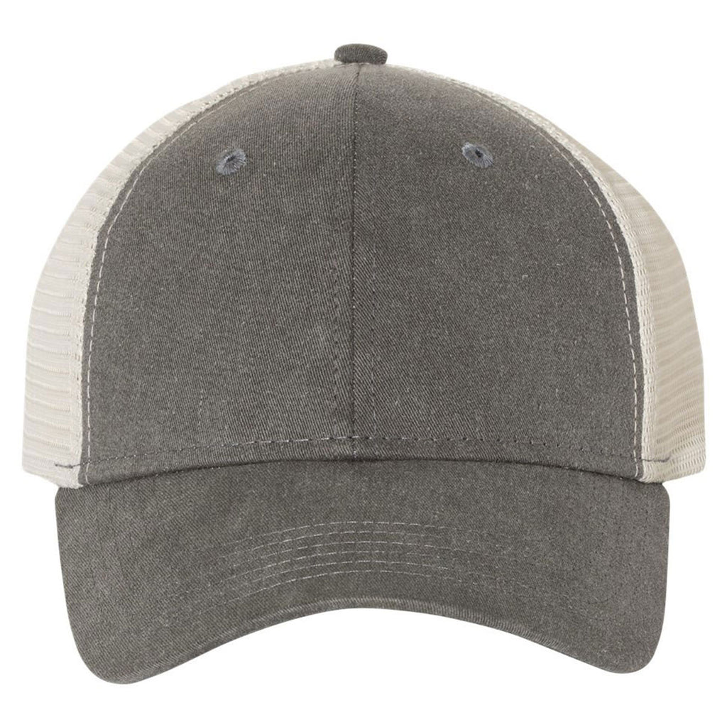 Sportsman Black/Stone Pigment-Dyed Cap