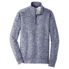 Sport-Tek Men's True Navy PosiCharge Electric Heather Fleece 1/4-Zip Pullover