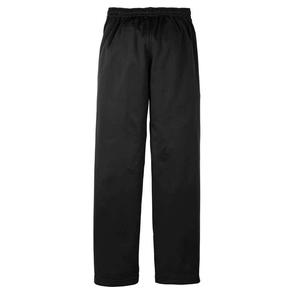 Sport-Tek Men's Black Sport-Wick Fleece Pant