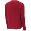 Sport-Tek Men's Deep Red Sport-Wick Fleece Pullover Crew