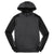 Sport-Tek Men's Graphite Heather/Black Tech Fleece Colorblock 1/4-Zip Hooded Sweatshirt