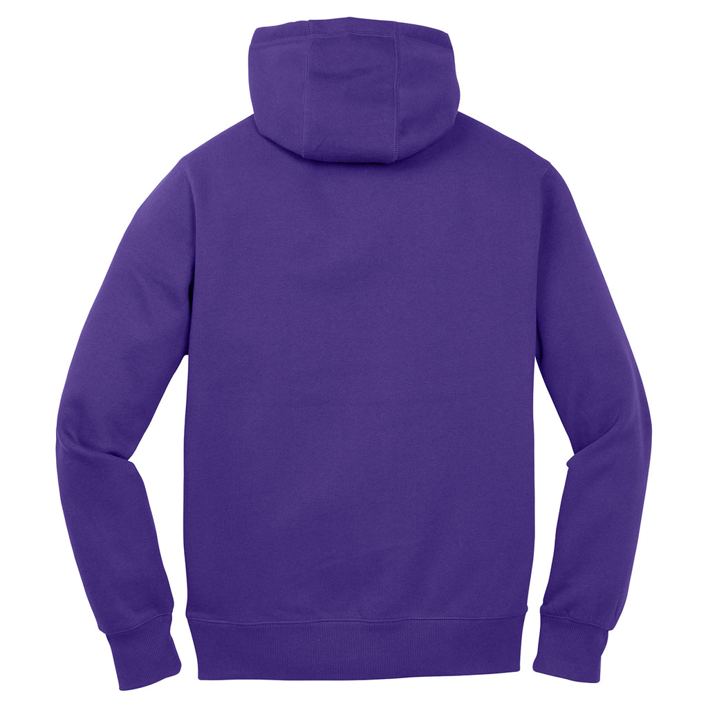 Sport-Tek Men's Purple Pullover Hooded Sweatshirt