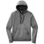 Sport-Tek Men's Black Heather PosiCharge Sport-Wick Heather Fleece Hooded Pullover