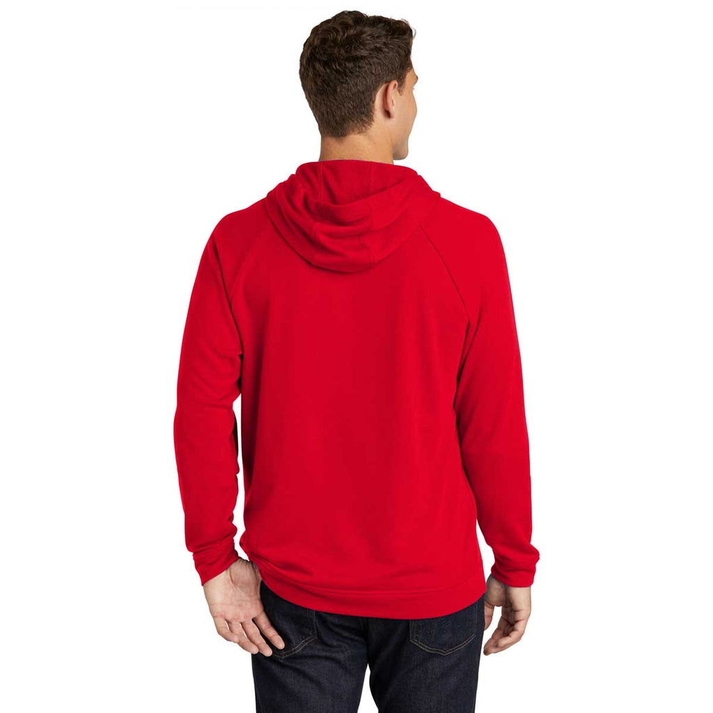 Sport-Tek Men's True Red Lightweight French Terry Pullover Hoodie