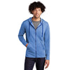 Sport-Tek Men's True Royal Heather PosiCharge Tri-Blend Wicking Fleece Full-Zip Jacket