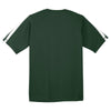 Sport-Tek Men's Forest Green/White Colorblock PosiCharge Competitor Tee