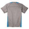 Sport-Tek Men's Vintage Heather/Carolina Blue Heather Colorblock Contender Tee