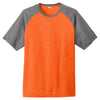 Sport-Tek Men's Deep Orange Heather-On-Heather Contender Tee