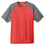 Sport-Tek Men's Scarlet Heather-On-Heather Contender Tee