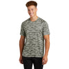 Sport-Tek Men's Silver Drift Camo Tee