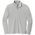 Sport-Tek Men's Light Grey Heather PosiCharge Tri-Blend Wicking 1/4-Zip Pullover