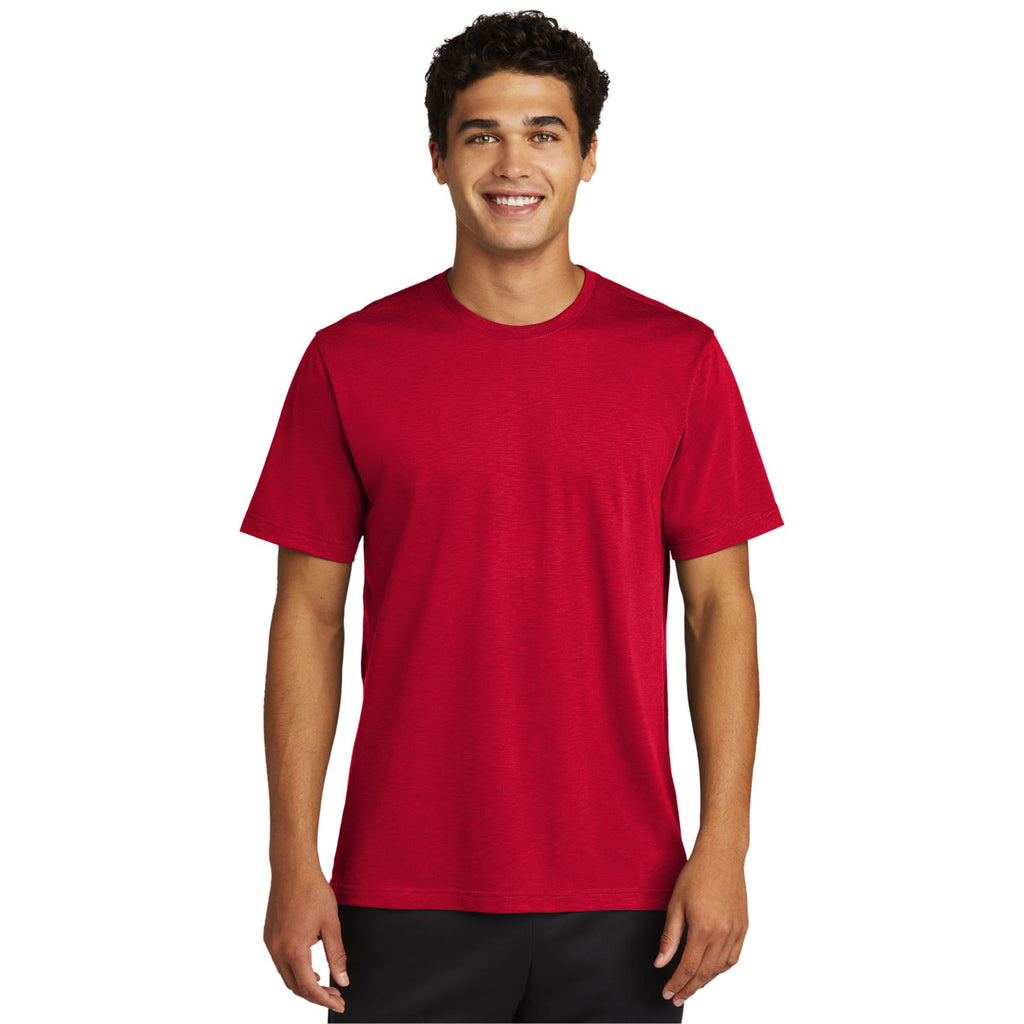 Sport-Tek Men's Deep Red PosiCharge Strive Tee