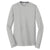 Sport-Tek Men's Silver Long Sleeve PosiCharge Competitor Cotton Touch Tee