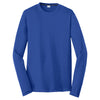 Sport-Tek Men's True Royal Long Sleeve PosiCharge Competitor Cotton Touch Tee