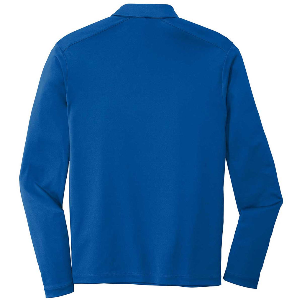 Sport-Tek Men's True Royal Posi-UV Pro Long Sleeve Polo