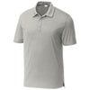 Sport-Tek Men's Silver PosiCharge Strive Polo