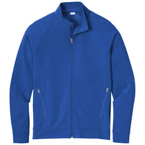 Sport-Tek Men's True Royal Sport-Wick Flex Fleece Full-Zip